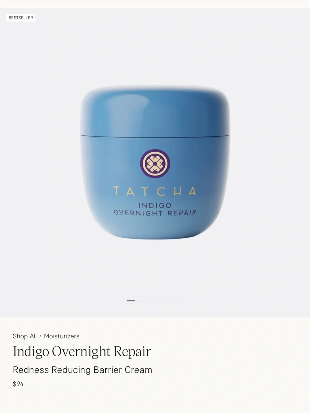 Tatcha indigo overnight